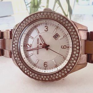 Michael Kors Swarovski Rose Gold Watch